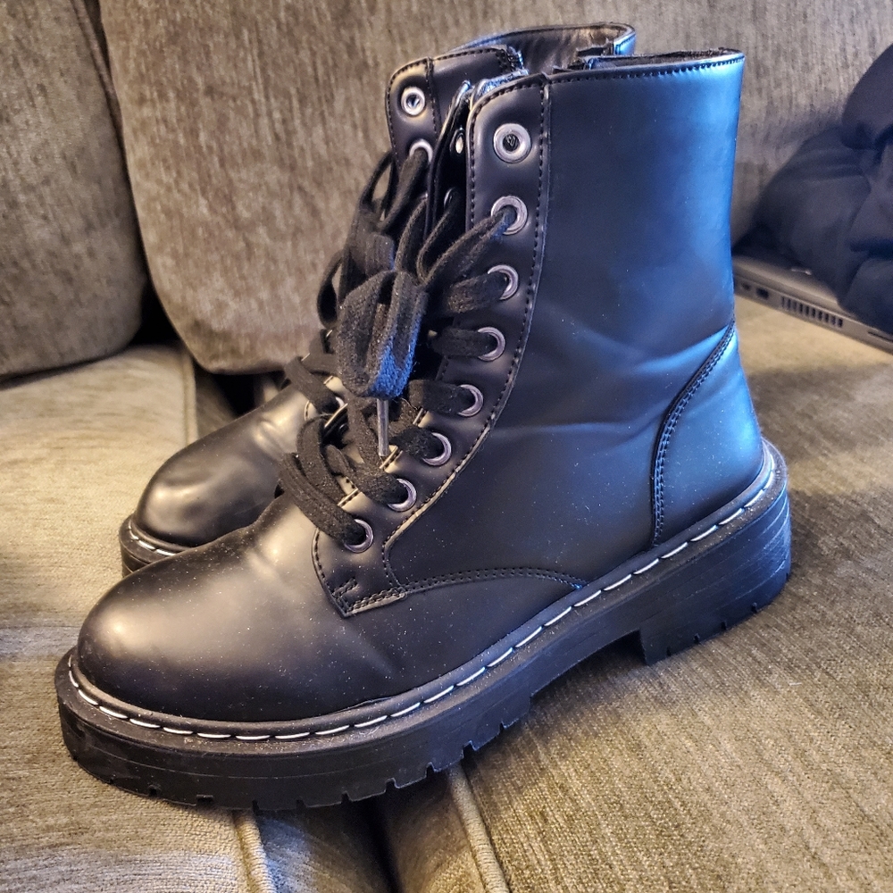 Sugar Combat Boots